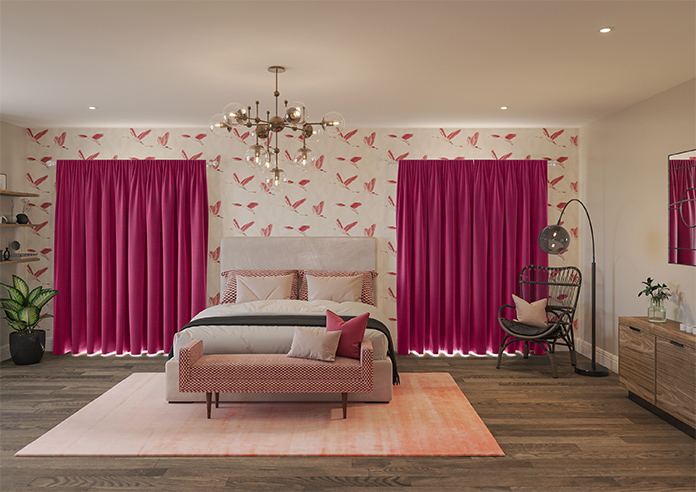 Ultra Luxe Velvet, Deep Pink - Made to Measure Curtains - Image 15